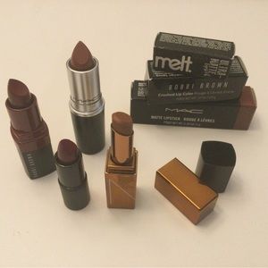 LIPSTICK LOT WITH MAC, BOBBI BROWN, NARS, MELT